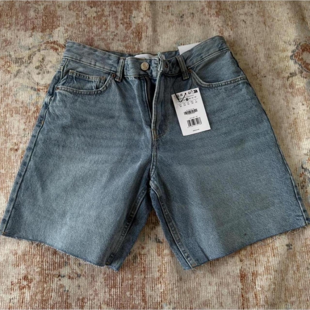 Blue Denim Shorts